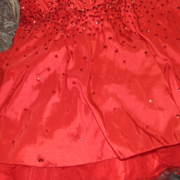 Red Homecoming/Pageant/Prom Dress - Picture 4 of 8